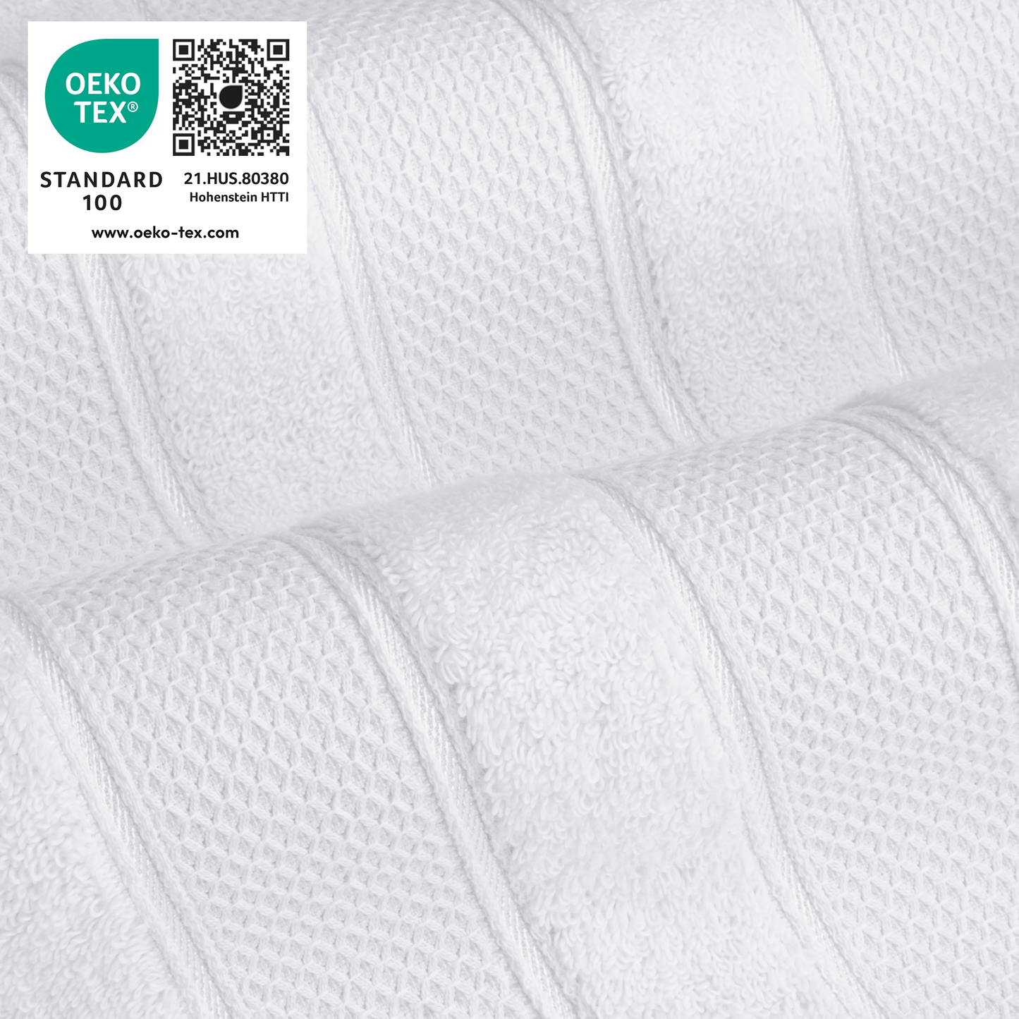 Salem 6 Piece 100% Cotton Luxury Bath Towel Set - 10 Set Case Pack