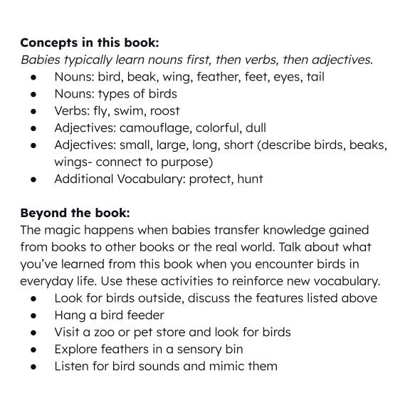 Birds book