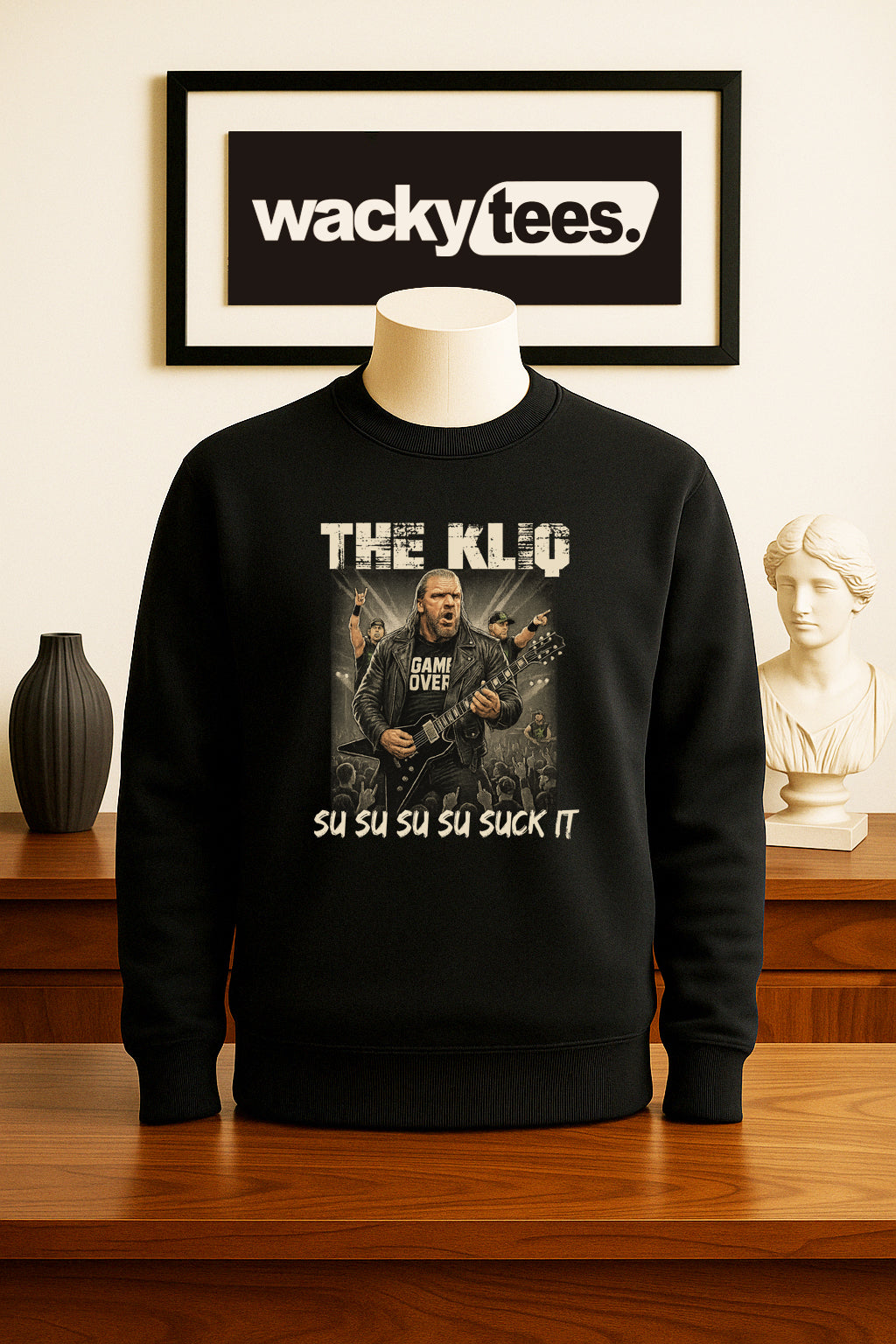 The Kliq Concert Wrestling Parody Suck It The Game Graphic Shirt