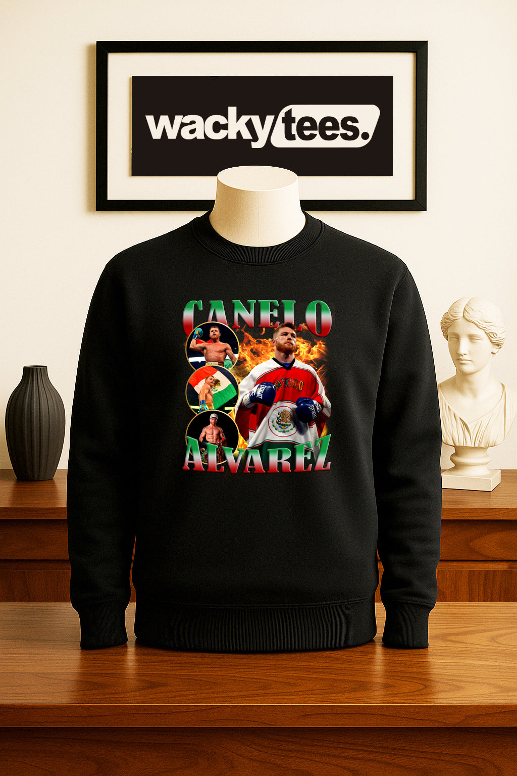 Canelo Alvarez Mexico Lindo Campeon Graphic Tee Shirt