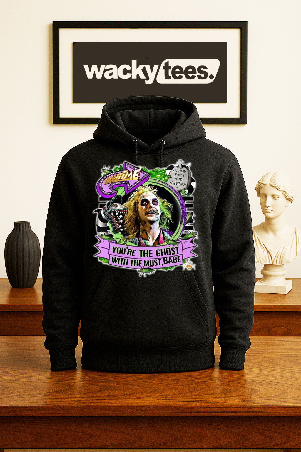 BeetleJuice The Ghost with the Most Graphic Tee Shirt