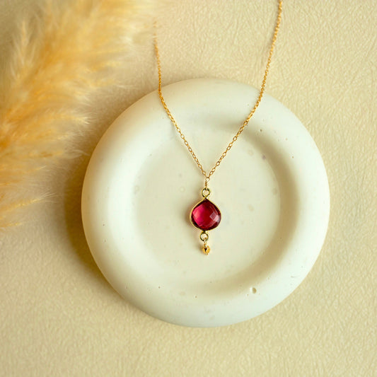 Pink Tourmaline Ballet Pendant