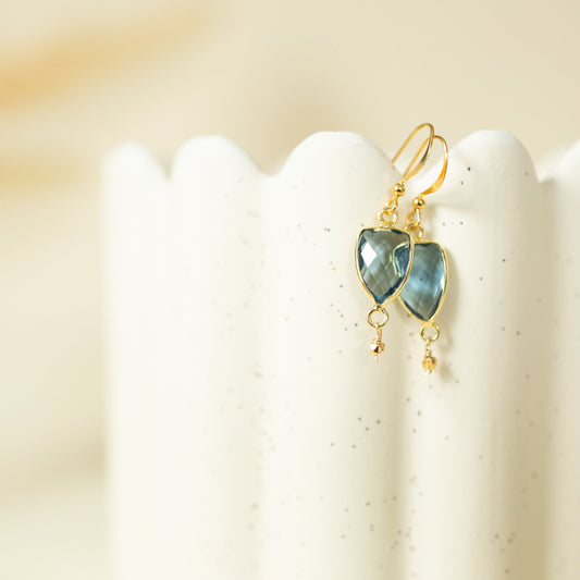 London Blue Gold Isla Earrings