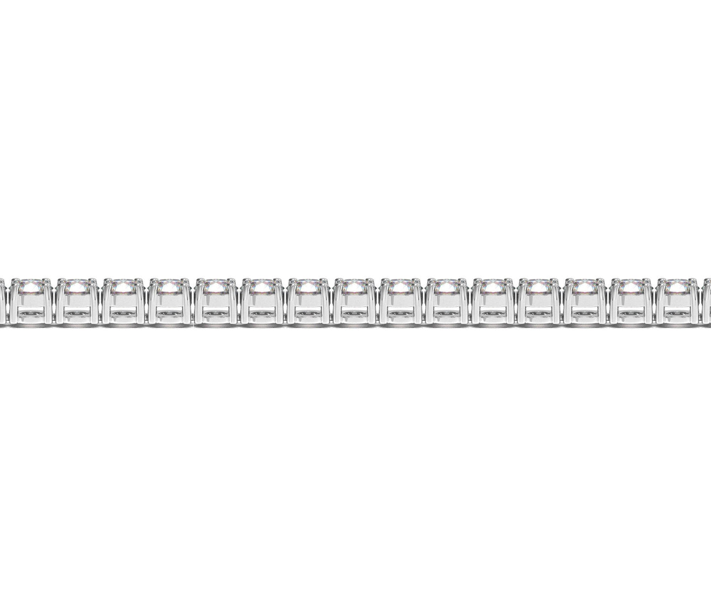 Lab Grown Round Diamond Tennis Bracelet in 14k White Gold (10 cctw F/G  VS2/SI1)