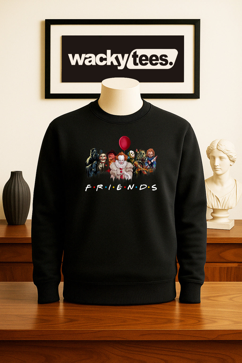 Friends Serial Killers Horror Terror Halloween 1 Graphic Tee Shirt