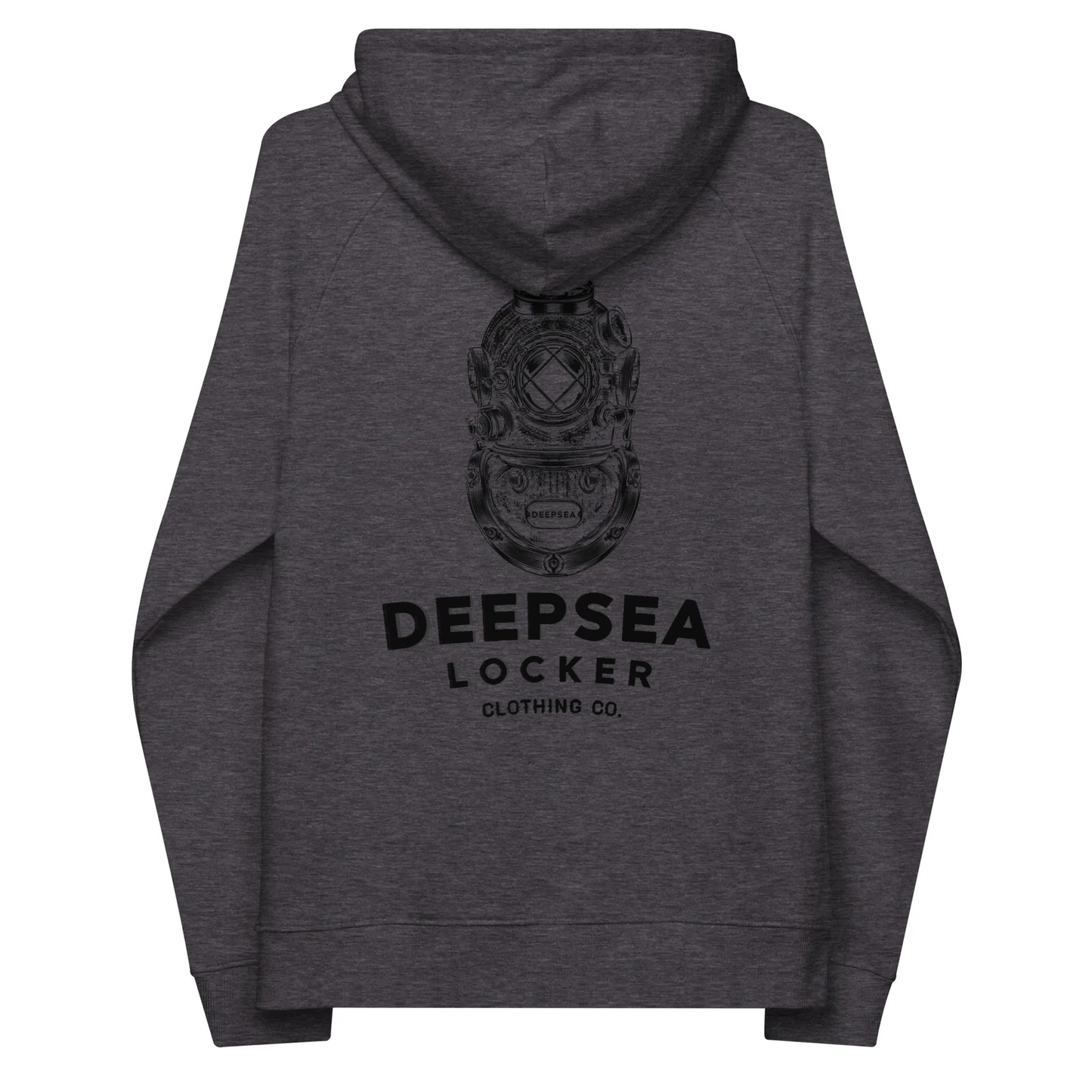 DEEPSEA Locker / Made Under Pressure / Eco Raglan hoodie
