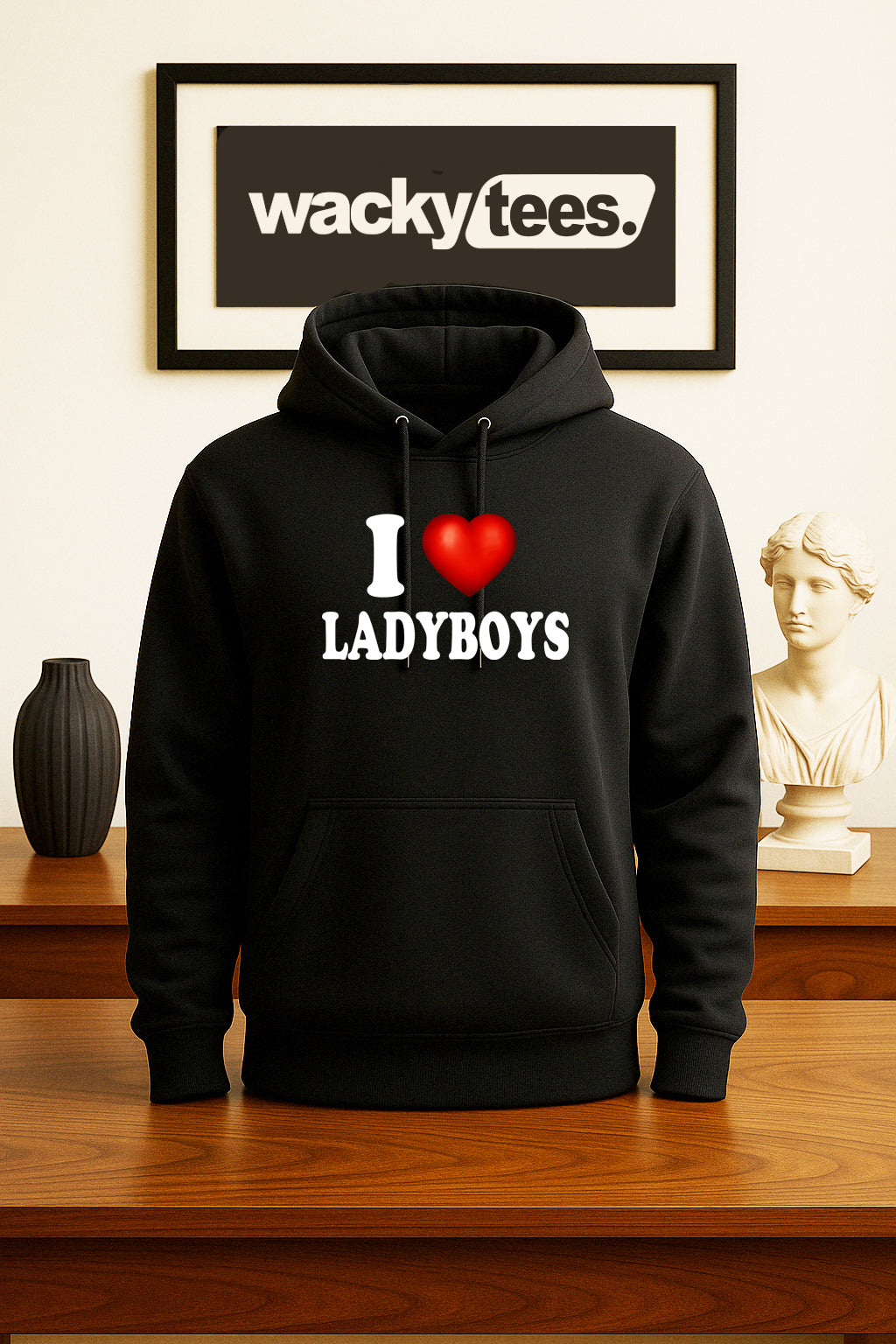 I Love Ladyboys I Heart Funny Adult Humor Graphic Tee Shirt