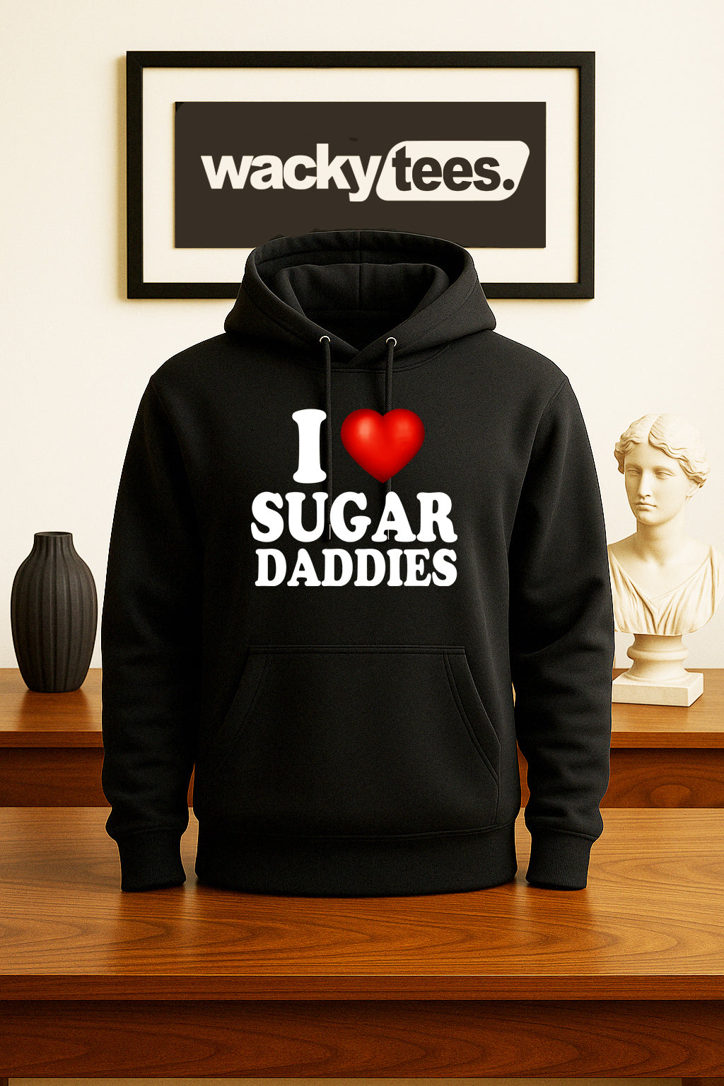 I Love Sugar Daddies I Heart Funny Adult Humor Graphic Tee Shirt