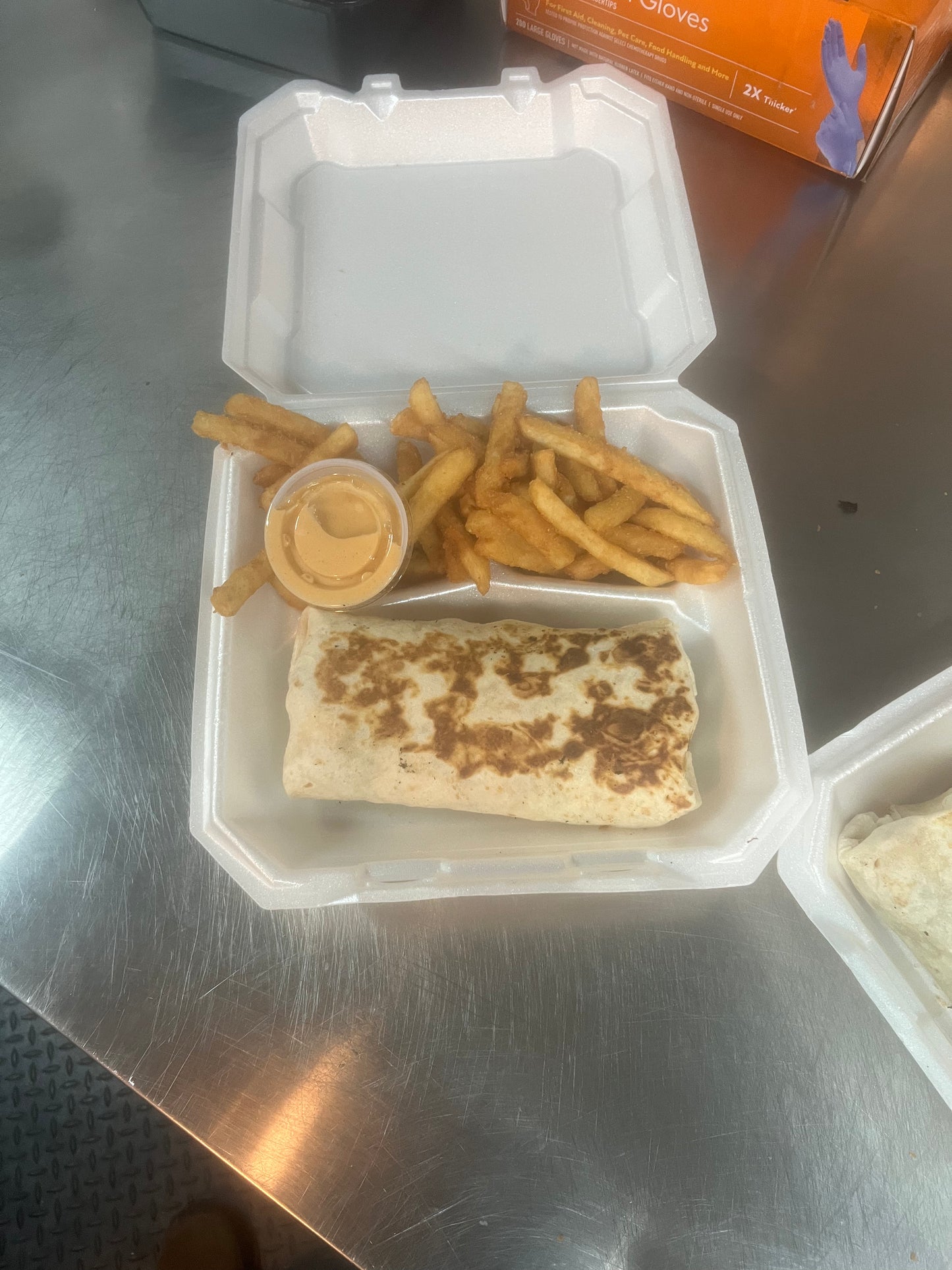 Salmon fish wrap