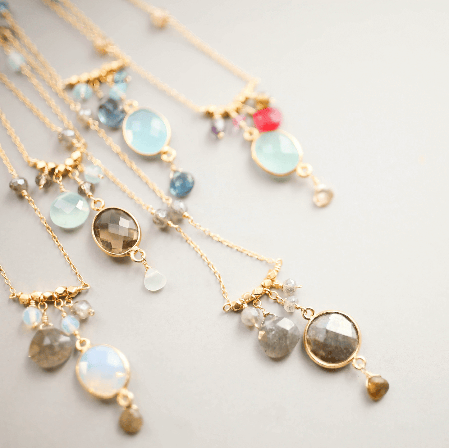 Bezel Necklaces