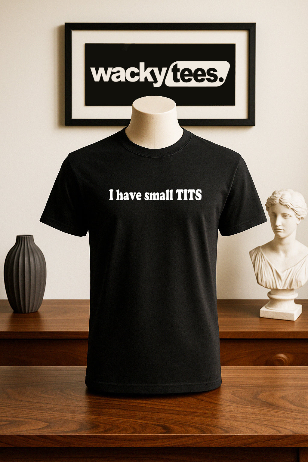I Have Small Tits Boobs Funny Adult Humor Graphic Tee Shirt