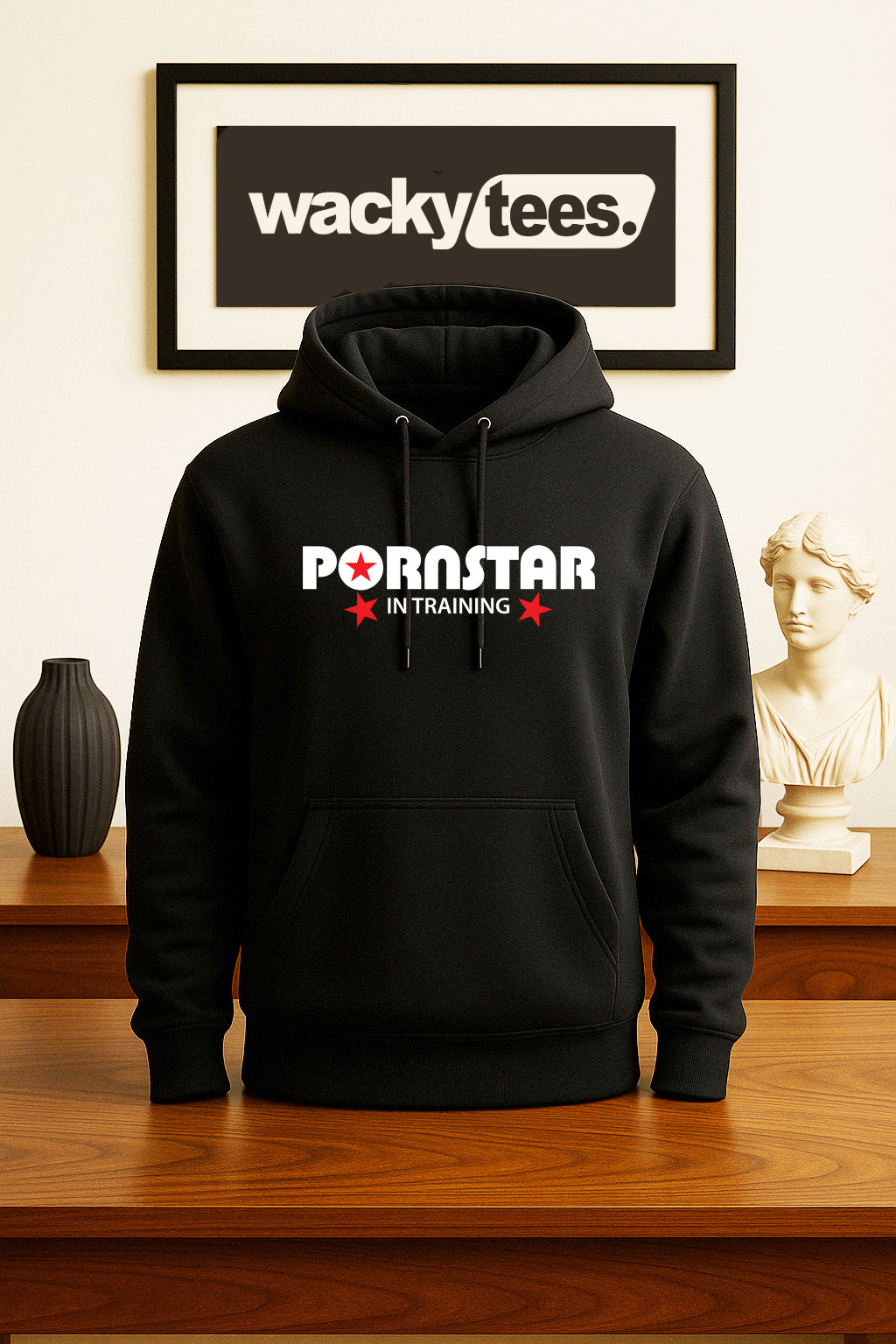 Pornstar In Training Funny Adult Humor Graphic Tee Shirt