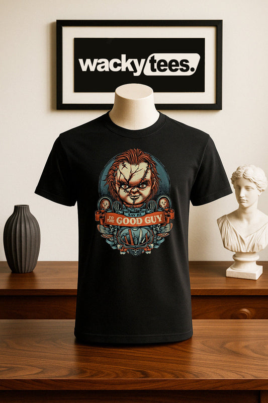 The Good Guy Chucky Childs Play Horror Terror Halloween Graphic Tee Shirt