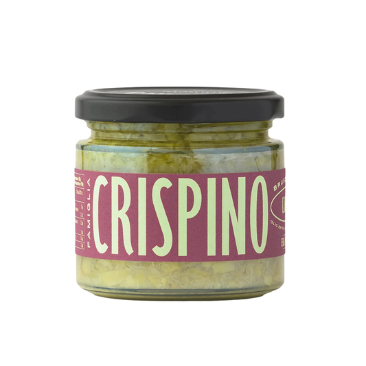 Famiglia Crispino Artichoke Bruschetta Spread — Marinated Italian Carciofi