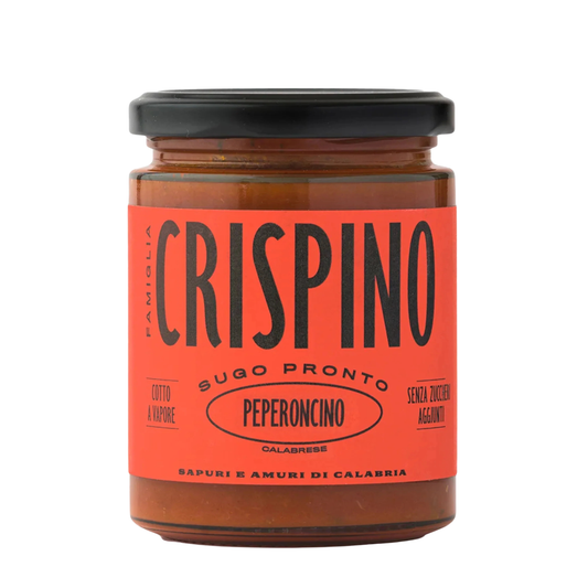 Famiglia Crispino Calabrian Chili Pepper Sauce — Spicy Ready-Made Sugo