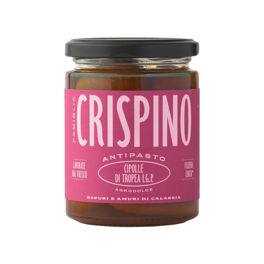 Famiglia Crispino Sweet Tropea Onion Antipasto — IGP Certified Italian Red Onions