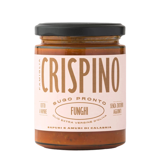 Famiglia Crispino Wild Mushroom Pasta Sauce — Ready-Made Italian Funghi