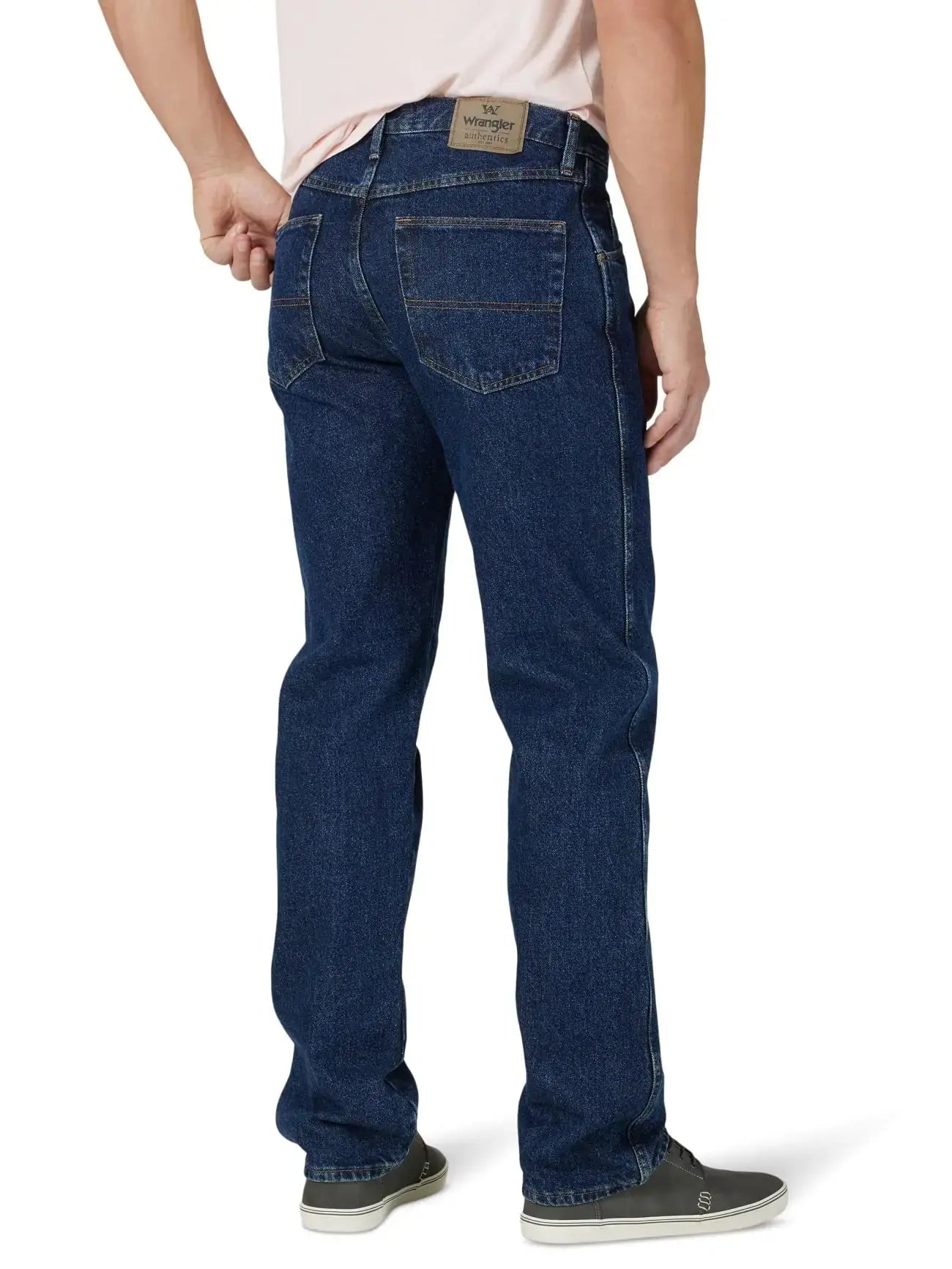 Wrangler Authentics Men's Classic 5-Pocket Regular Fit Cotton Jean 40W x 32L Dark Rinse