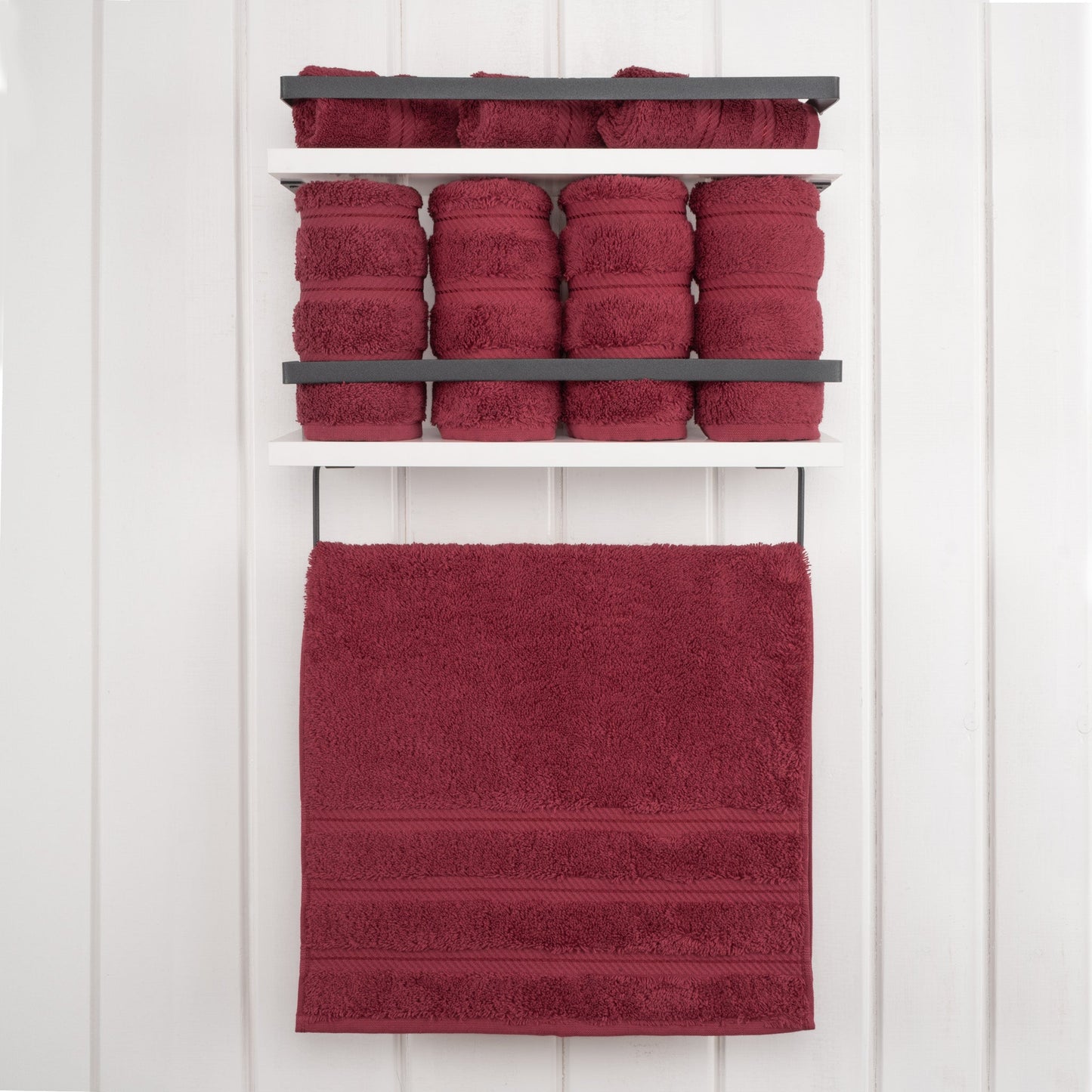 American Soft Linen 100%  Cotton Turkish Towels, 4 Pack Hand Towel Set, Super Soft, Absorbent, Quick Dry Premium Towels