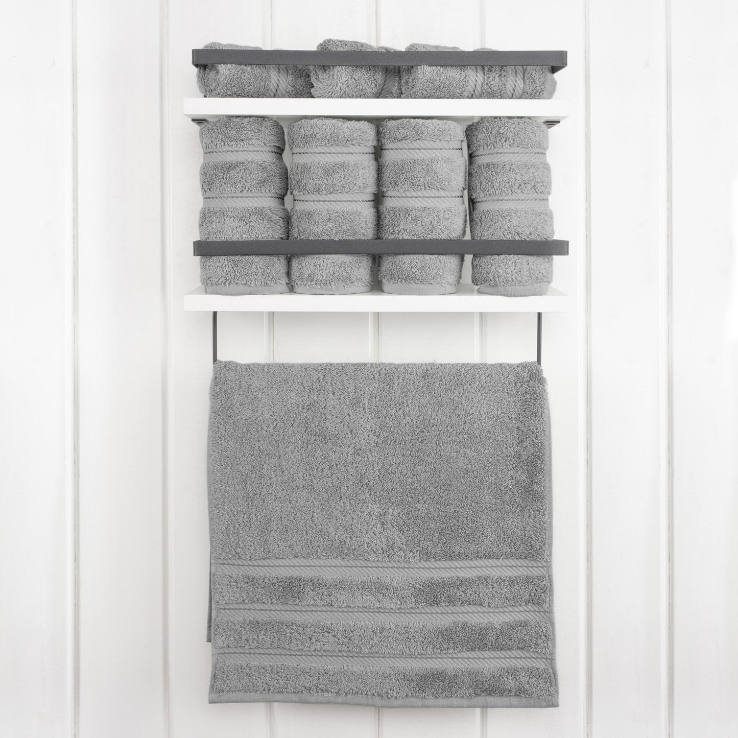American Soft Linen 100%  Cotton Turkish Towels, 4 Pack Hand Towel Set, Super Soft, Absorbent, Quick Dry Premium Towels