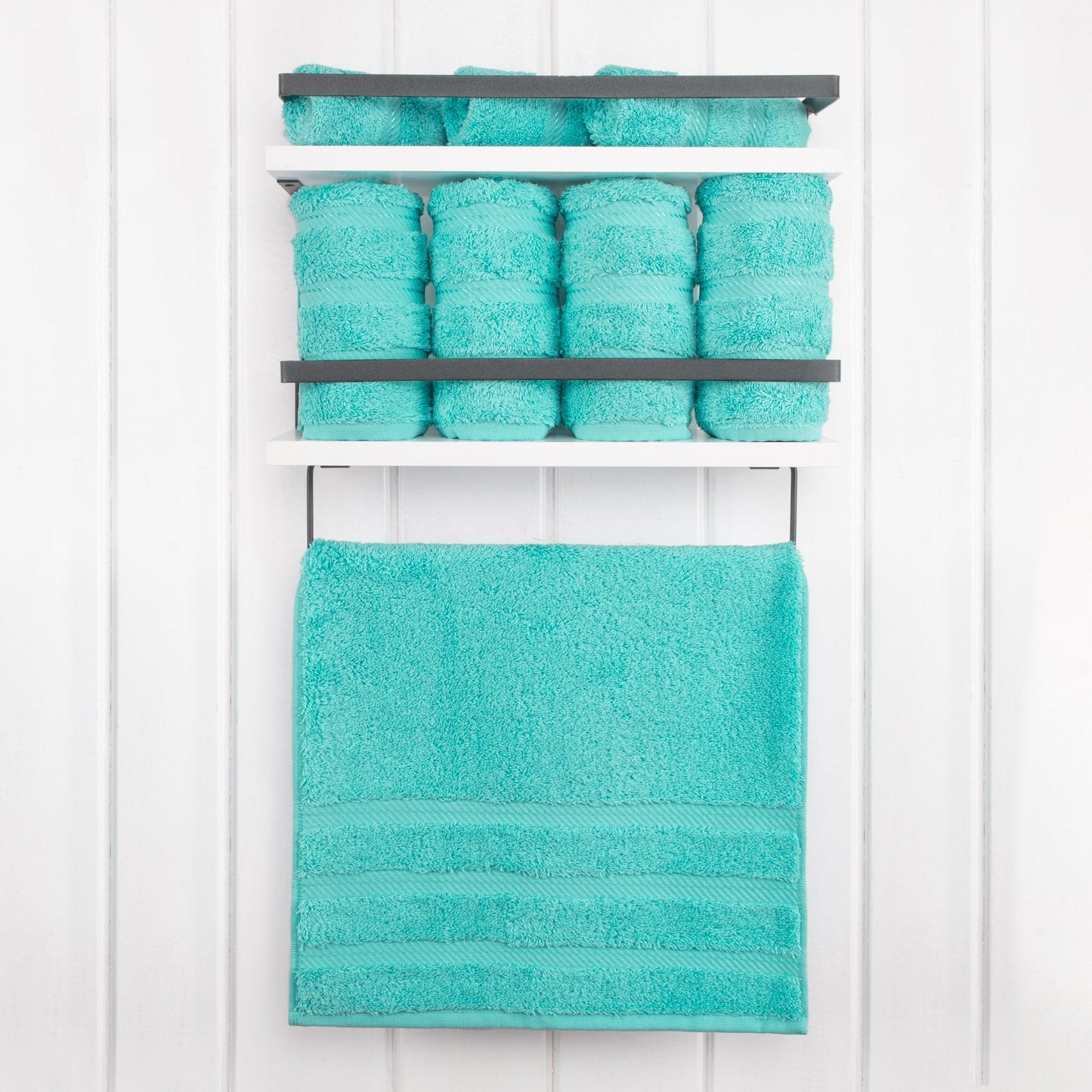 American Soft Linen 100%  Cotton Turkish Towels, 4 Pack Hand Towel Set, Super Soft, Absorbent, Quick Dry Premium Towels
