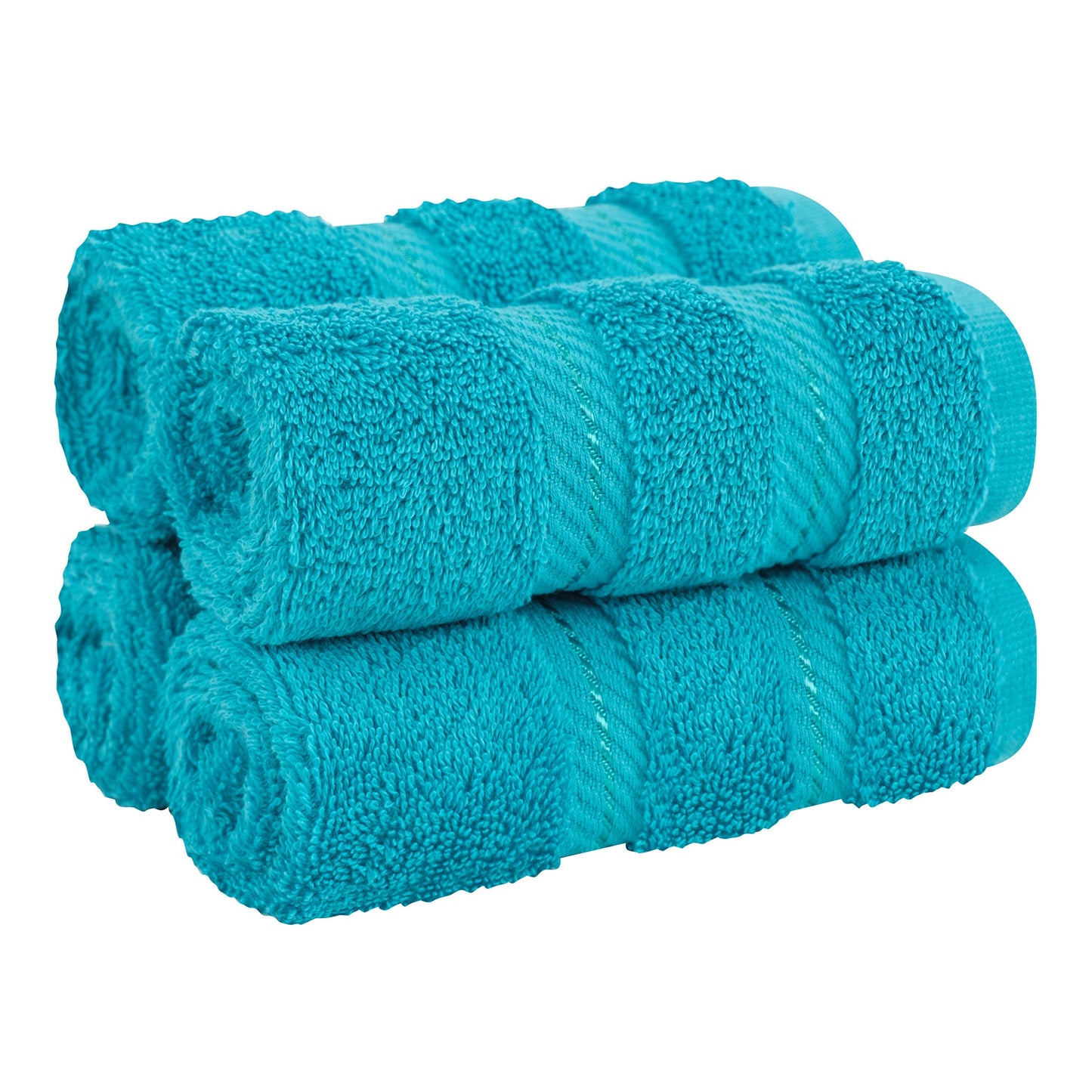 4 Piece 100% Cotton Softness, Elegance, Comfort Washcloth Turkish Towel Set