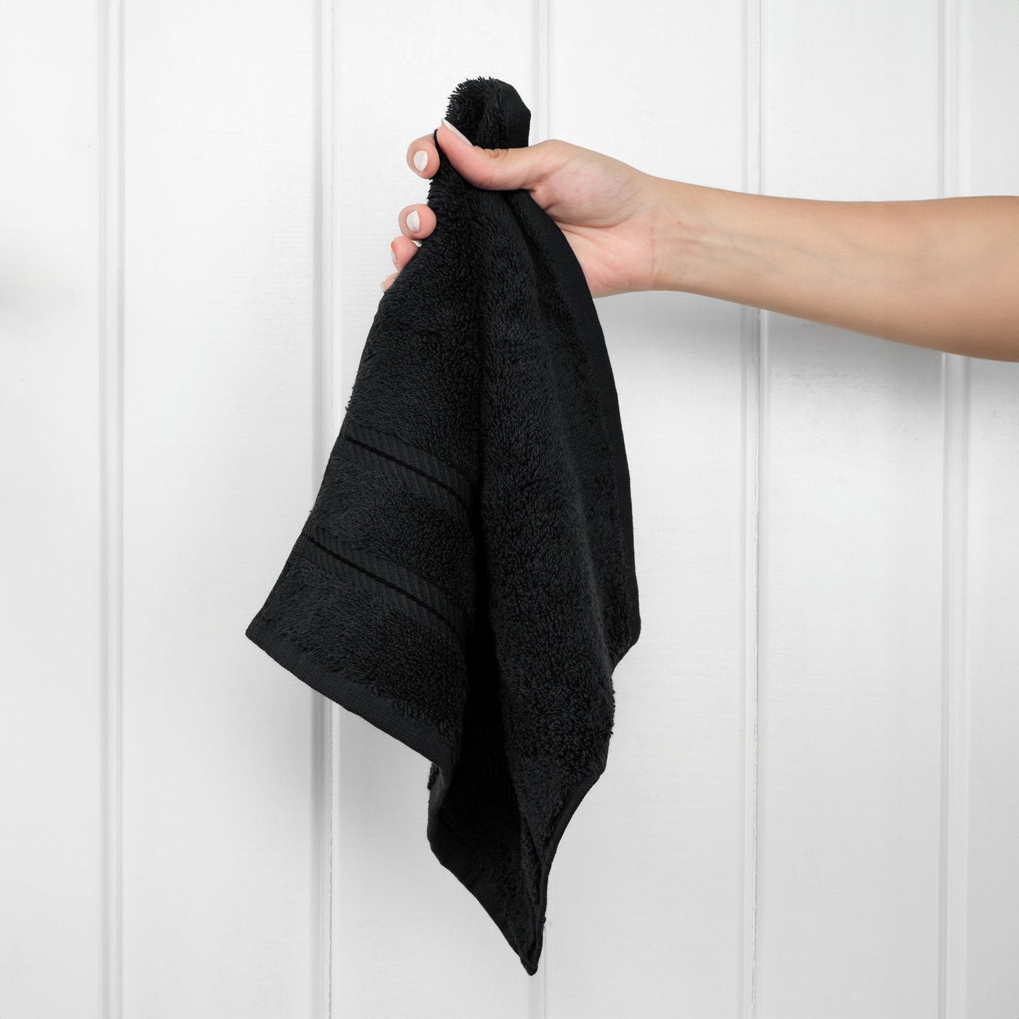 4 Piece 100% Cotton Softness, Elegance, Comfort Washcloth Turkish Towel Set