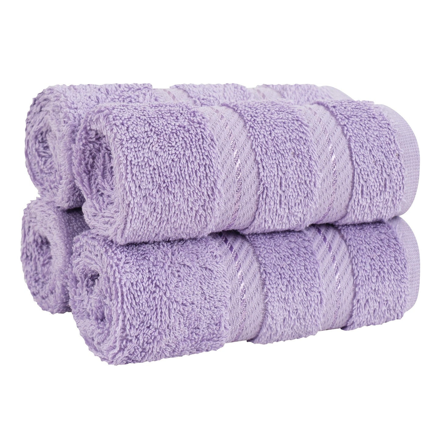 4 Piece 100% Cotton Softness, Elegance, Comfort Washcloth Turkish Towel Set