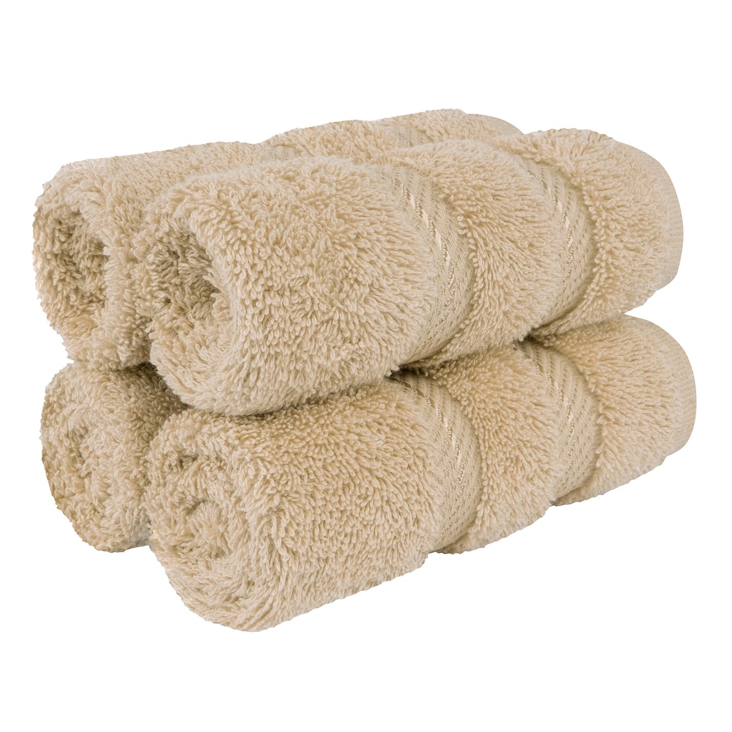 4 Piece 100% Cotton Softness, Elegance, Comfort Washcloth Turkish Towel Set