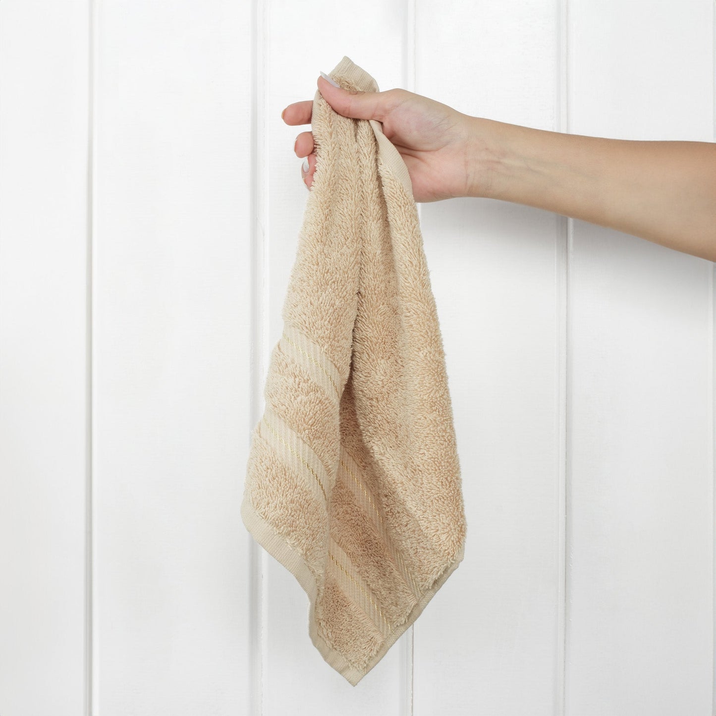 4 Piece 100% Cotton Softness, Elegance, Comfort Washcloth Turkish Towel Set