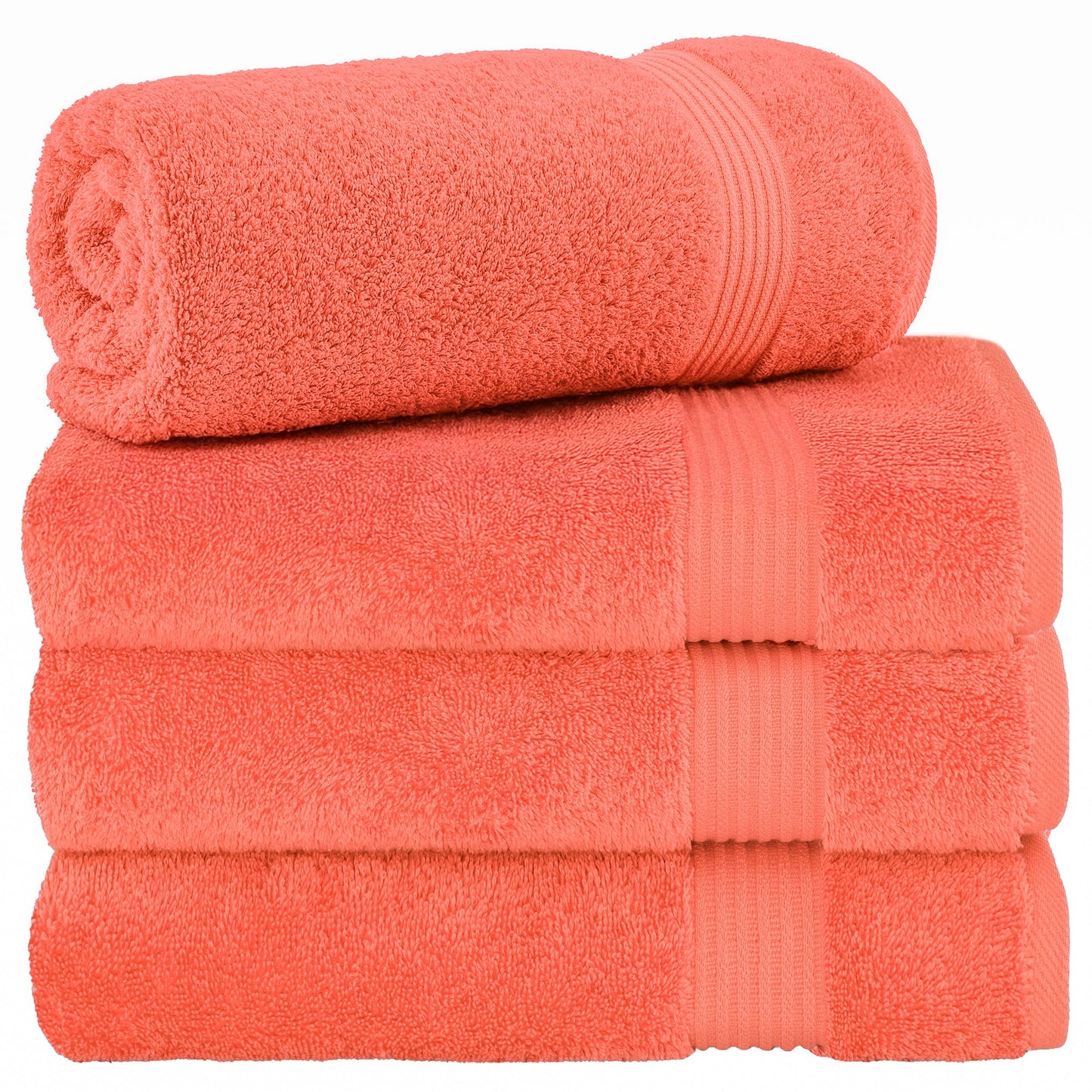 American Soft Linen Bekos 100% Cotton Turkish Towels, 4 Piece Bath Towel Set