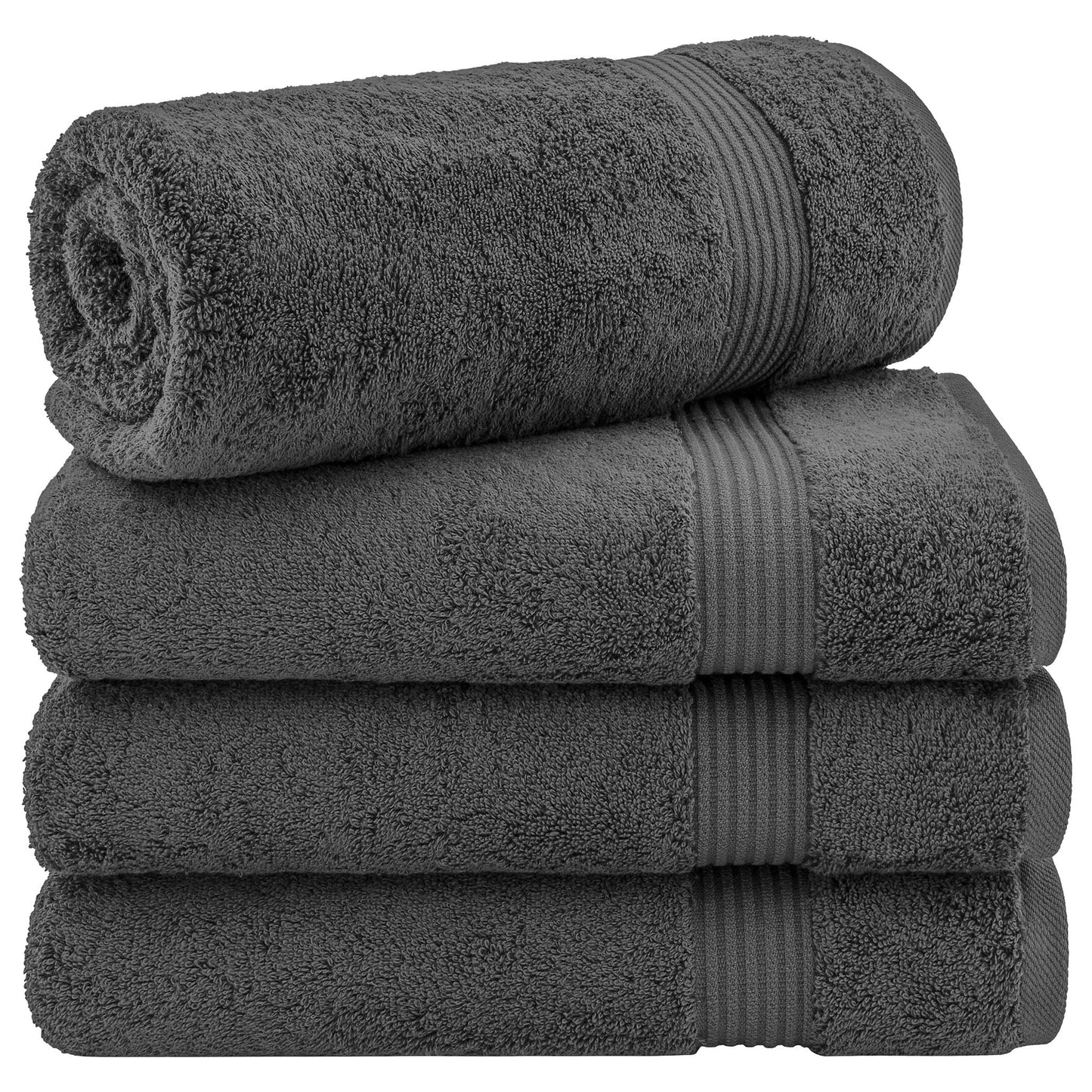 American Soft Linen Bekos 100% Cotton Turkish Towels, 4 Piece Bath Towel Set