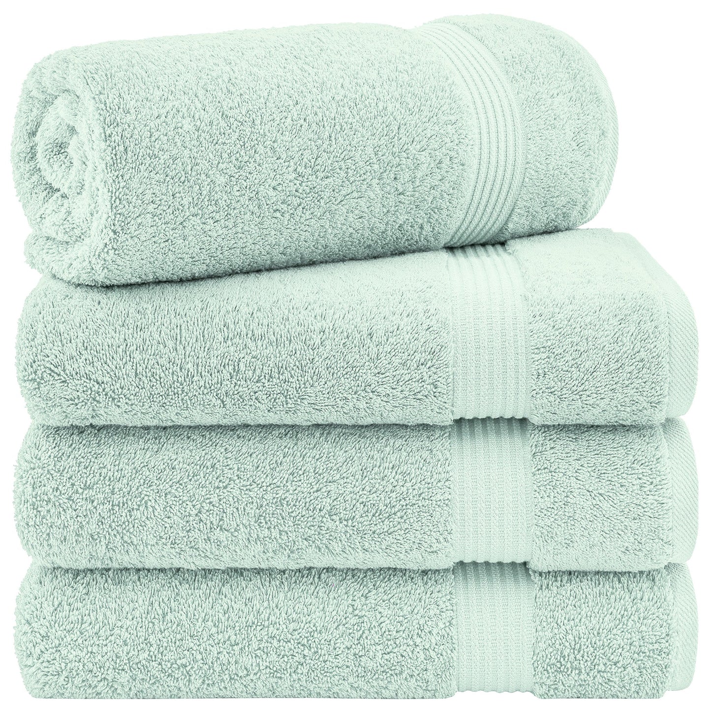 American Soft Linen Bekos 100% Cotton Turkish Towels, 4 Piece Bath Towel Set