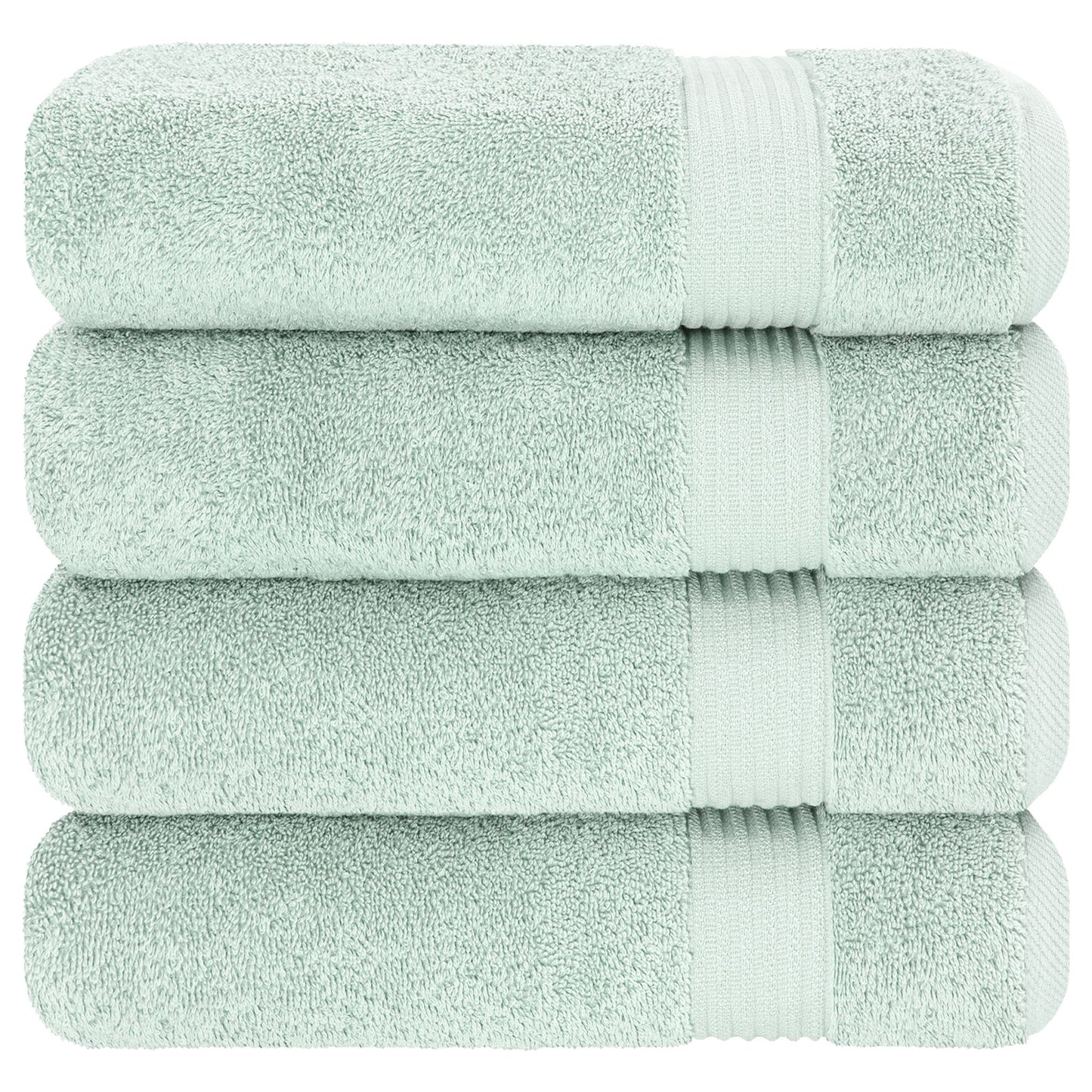 American Soft Linen Bekos 100% Cotton Turkish Towels, 4 Piece Bath Towel Set