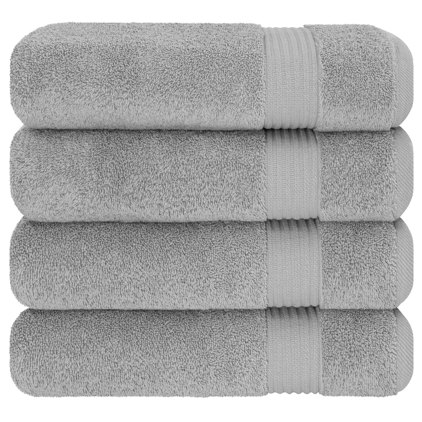 American Soft Linen Bekos 100% Cotton Turkish Towels, 4 Piece Bath Towel Set