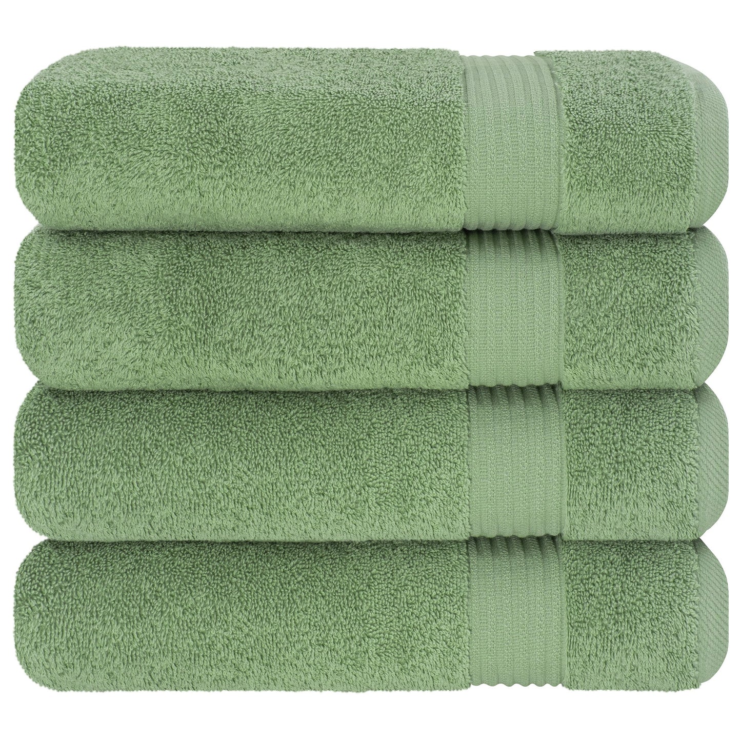 American Soft Linen Bekos 100% Cotton Turkish Towels, 4 Piece Bath Towel Set