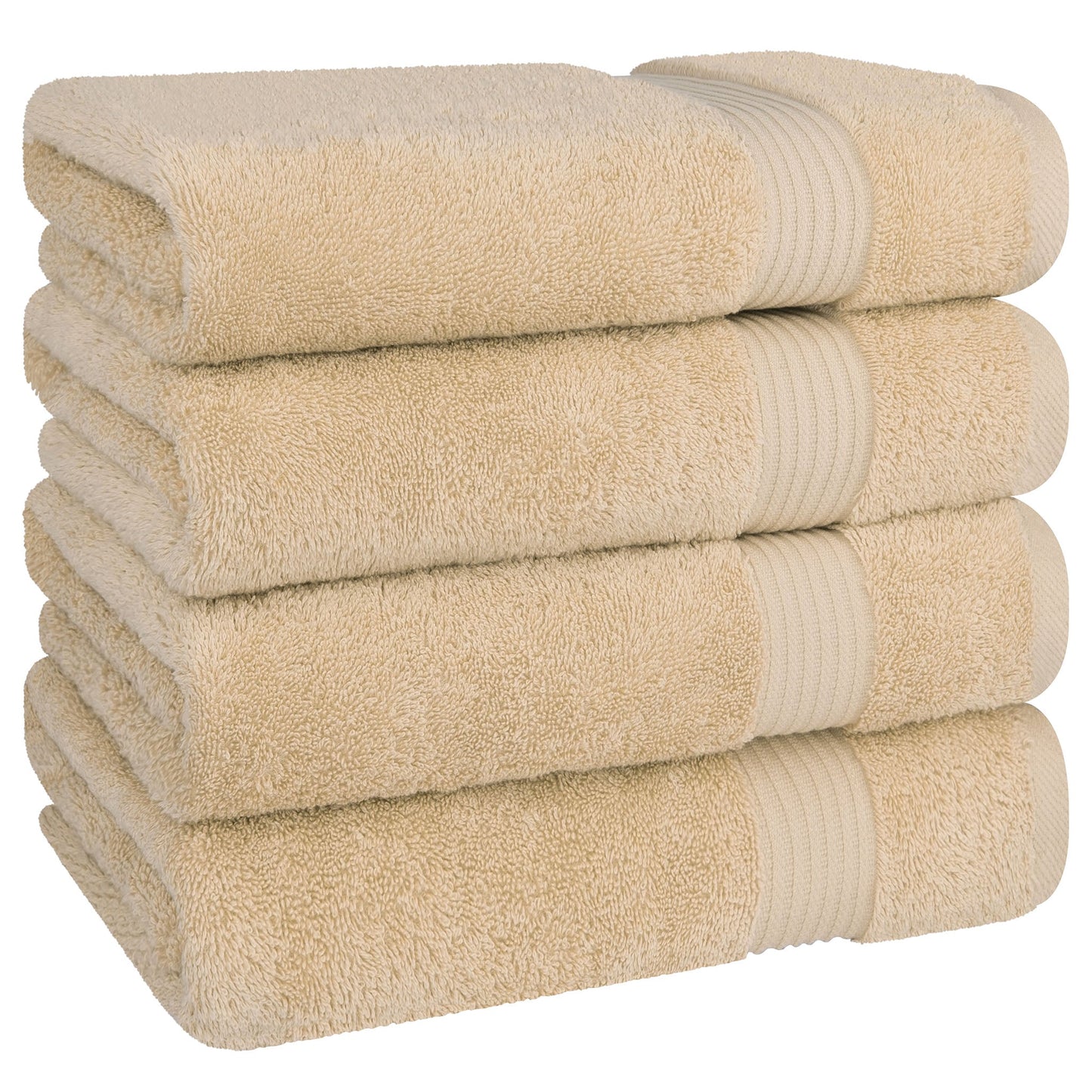 American Soft Linen Bekos 100% Cotton Turkish Towels, 4 Piece Bath Towel Set