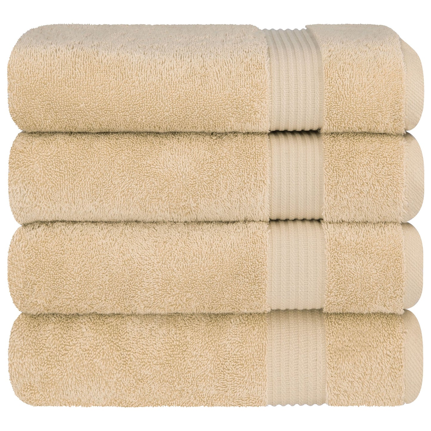American Soft Linen Bekos 100% Cotton Turkish Towels, 4 Piece Bath Towel Set