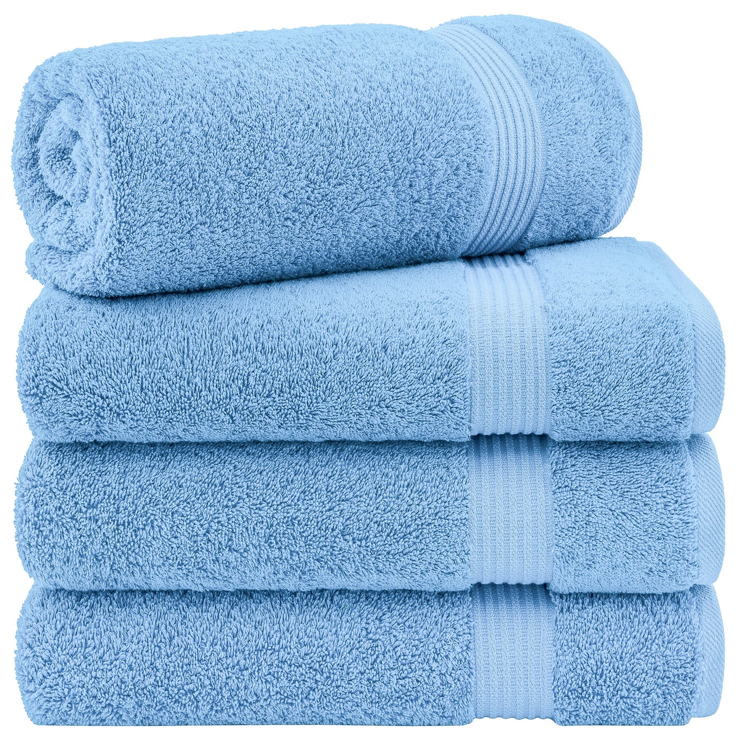 American Soft Linen Bekos 100% Cotton Turkish Towels, 4 Piece Bath Towel Set