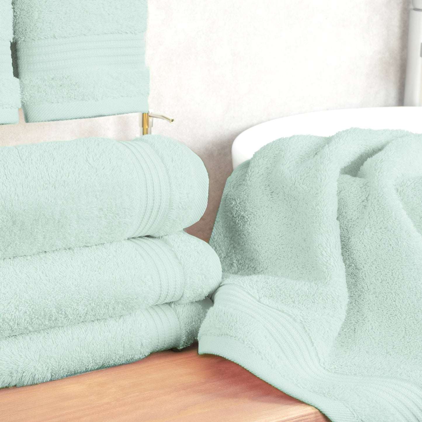 American Soft Linen Bekos 100% Cotton Turkish Towels, 4 Piece Hand Towel Set