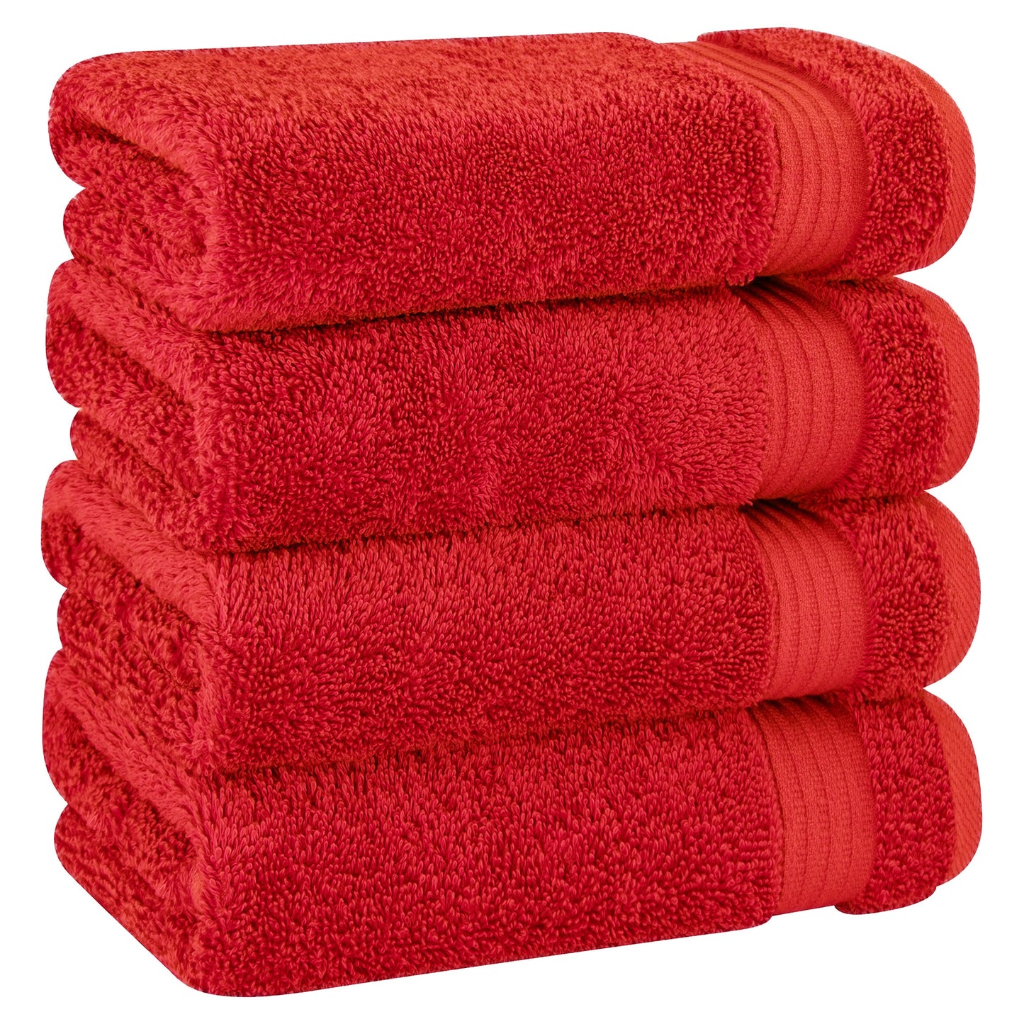American Soft Linen Bekos 100% Cotton Turkish Towels, 4 Piece Hand Towel Set