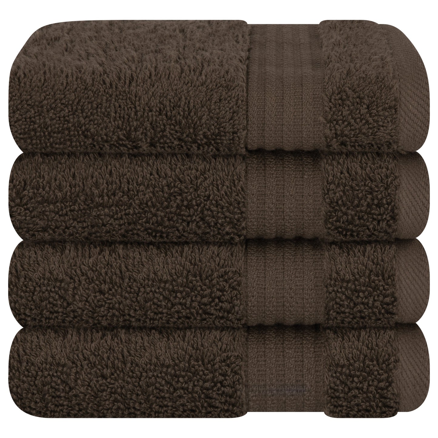 American Soft Linen Bekos 100% Cotton Turkish Towels, 4 Piece Washcloth Towel Set