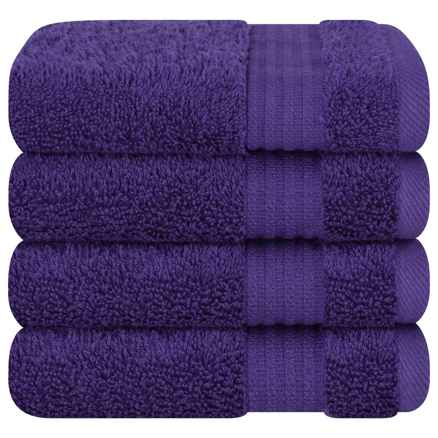 American Soft Linen Bekos 100% Cotton Turkish Towels, 4 Piece Washcloth Towel Set