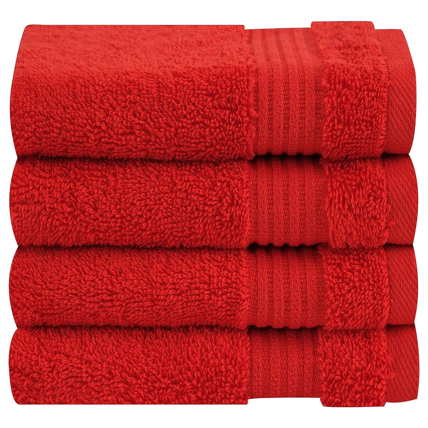 American Soft Linen Bekos 100% Cotton Turkish Towels, 4 Piece Washcloth Towel Set