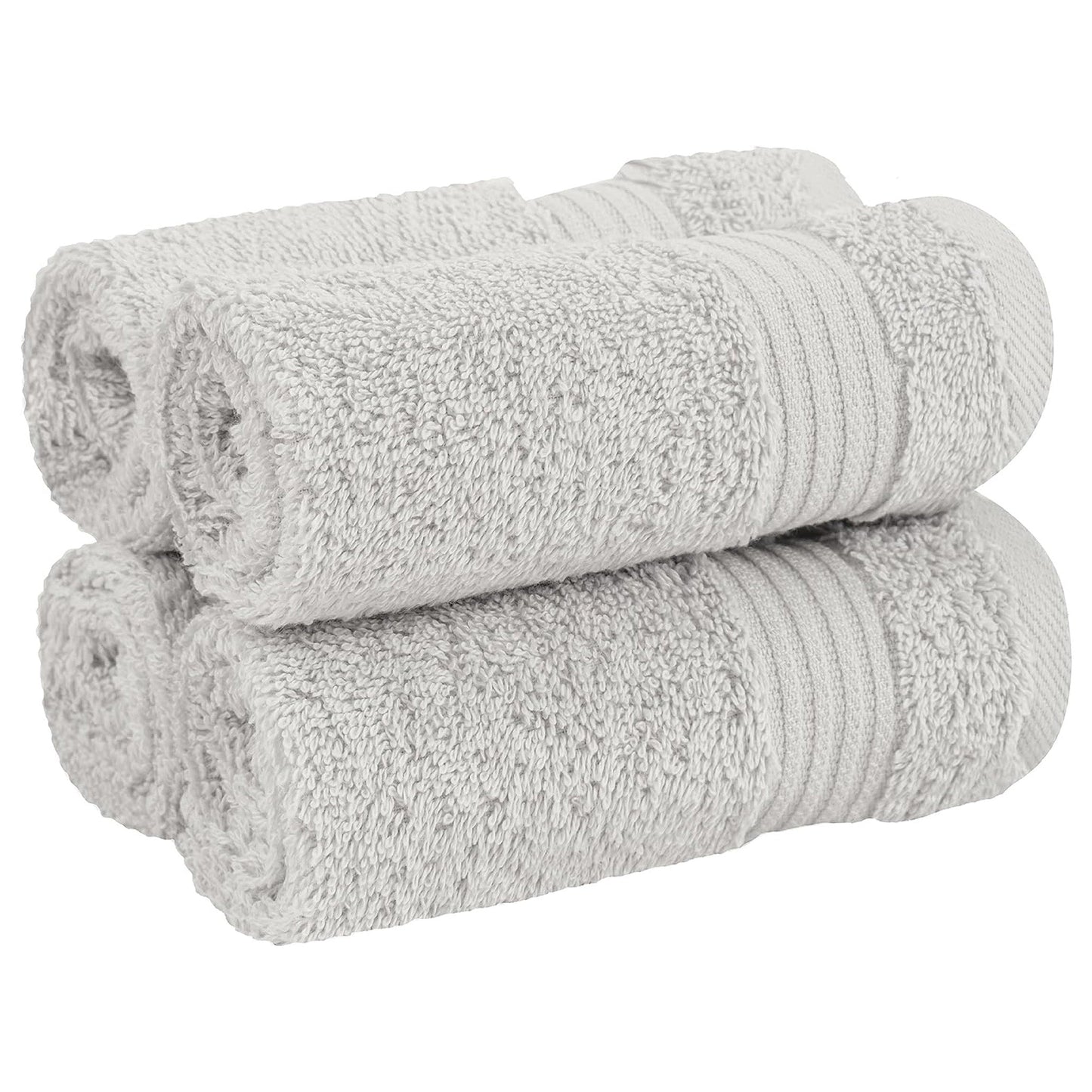American Soft Linen Bekos 100% Cotton Turkish Towels, 4 Piece Washcloth Towel Set