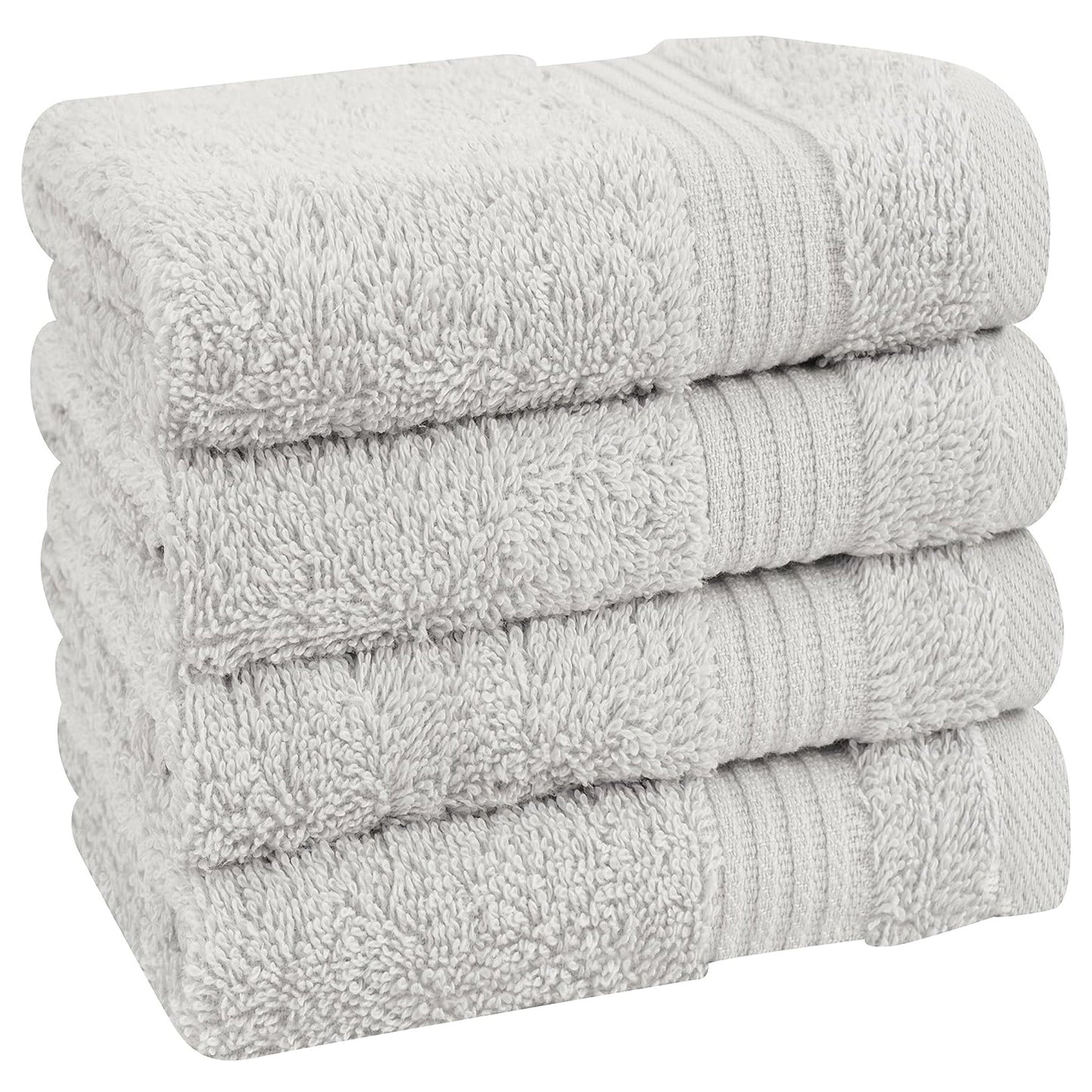 American Soft Linen Bekos 100% Cotton Turkish Towels, 4 Piece Washcloth Towel Set