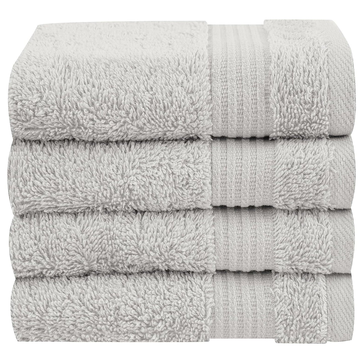 American Soft Linen Bekos 100% Cotton Turkish Towels, 4 Piece Washcloth Towel Set