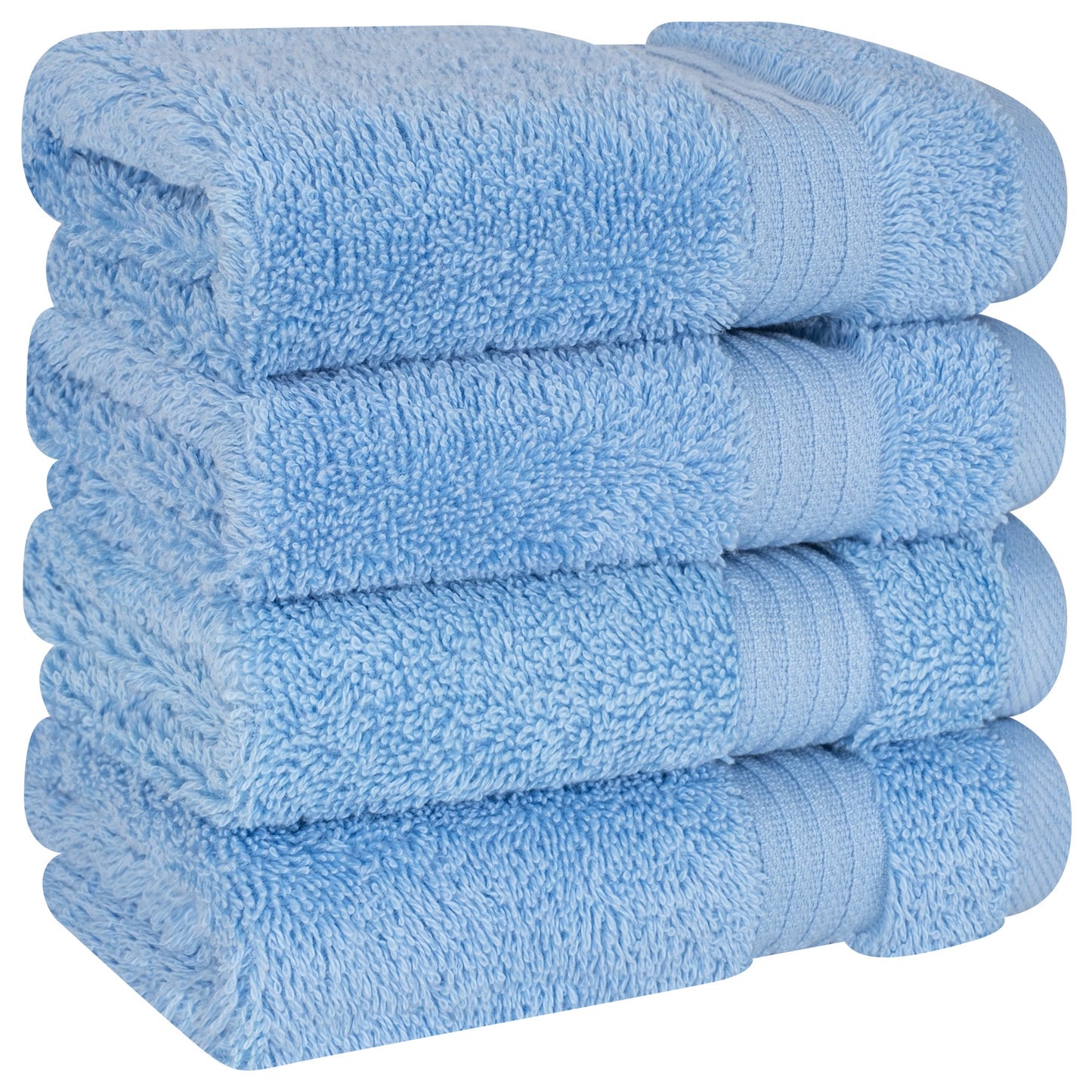 American Soft Linen Bekos 100% Cotton Turkish Towels, 4 Piece Washcloth Towel Set