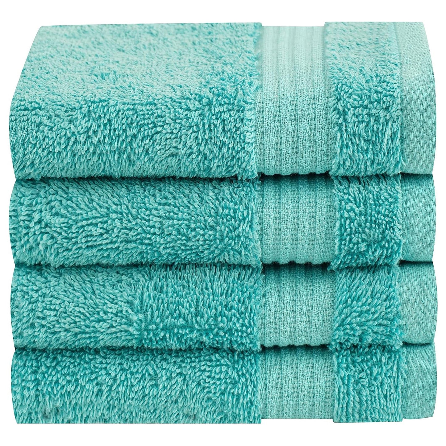 American Soft Linen Bekos 100% Cotton Turkish Towels, 4 Piece Washcloth Towel Set