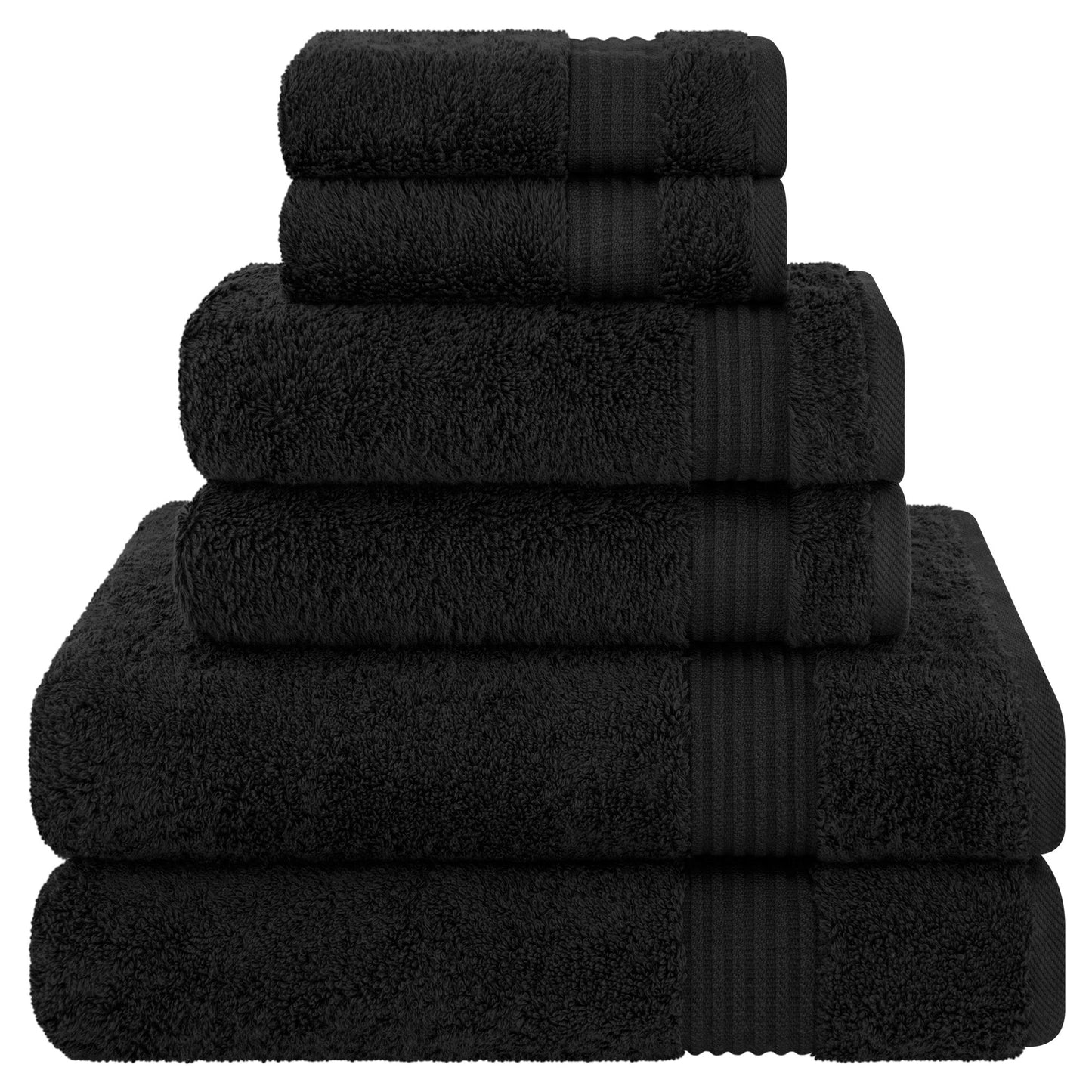 American Soft Linen Bekos 100% Cotton Turkish Towels 6 Piece Bath Towel Set with 18 Different Colors